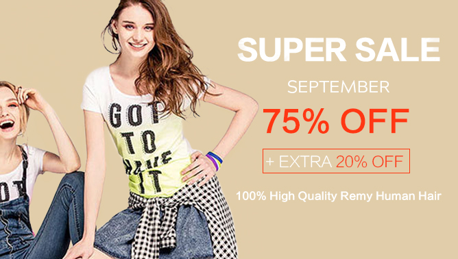 2017 September Hair Extensions Sale