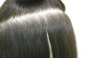 How to Apply Fusion/Pre-bounded Hair Extensions,Step Eight