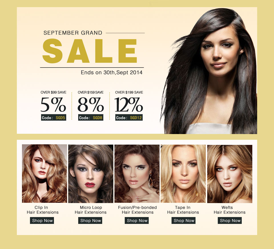 September Hair Extension Grand Sale In United States of America