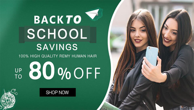 2021 Back to school Sale with our Hair Extensions UK