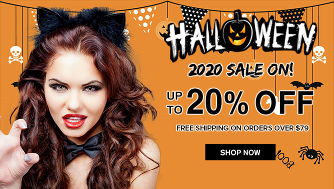 2020 Halloween Hair Extensions Sale USA