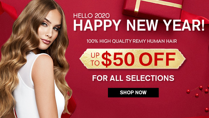2020 New Year Hair Extensions Sale USA
