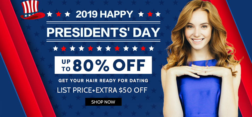2019 hair extensions President's Day sale usa