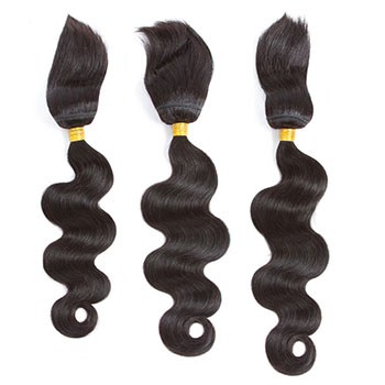 16 inches 18 inches 20 inches Wefts 1B# Natural Black Braid In Bundles Body Wave 3PCS