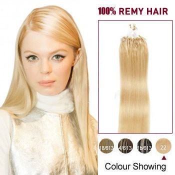 20 inches (#22) Micro Loop Human Hair Extension
