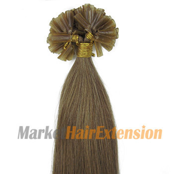 22 inches Golden Brown (#12) 100S Nail Tip Human Hair Extensions