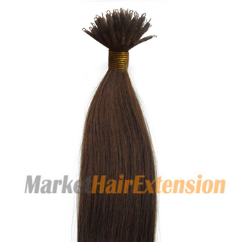 16 inches Medium Brown(#4) Nano Ring Hair Extensions