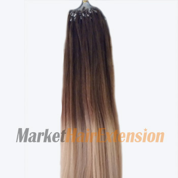 24 inches Ombre(#6/20) Micro Loop Human Hair Extension