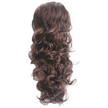 French Romantic Curls Sexy Bud Head Ponytail Deep Chestnut Brown 1 Piece