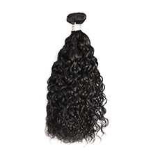 20" Natural Black #1b Afro Curly Brazilian Virgin Hair Wefts