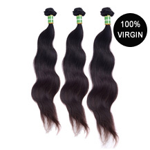 3Pcs/Lot Mixed Length 22 inches 24 inches 26 inches Natural Black (#1b) Body Wavy Brazilian Virgin Hair Wefts