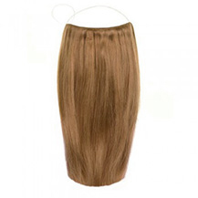 22 inches Human Hair Secret Hair Extensions Golden Brown (#12)