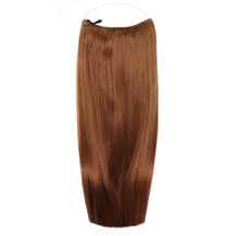 18 inches 50g Human Hair Secret Extensions Light Brown (#6)
